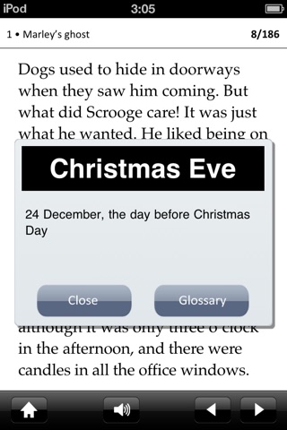 A Christmas Carol: Oxford Bookworms Stage 3 Reader (for iPhone) screenshot 3