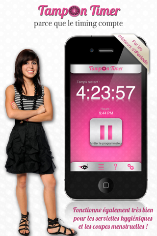 Tampon Timer Free (an iPeriod® companion app) screenshot 3