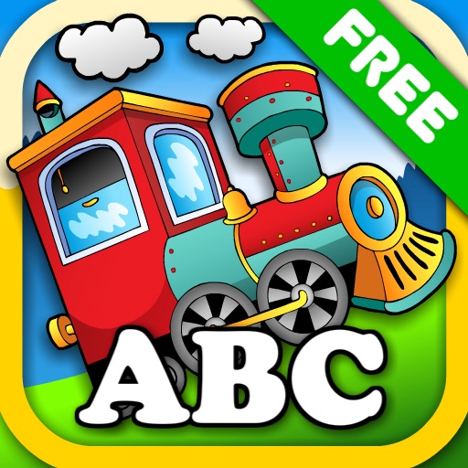 Abby - Animal Train - First Word HD FREE by 22learn iOS App