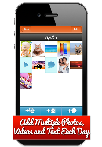 LifeCloud - a Photo Video Text Diary and Calendar for Everyday screenshot 2