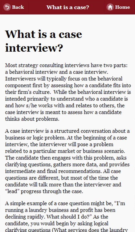 Business Case Interview Prep by Strategy&