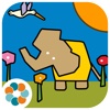 Paso a paso con Tembo. Cuento infantil interactivo. Juegos de Memoria. Practica idiomas con Tembo, una genial app educativa