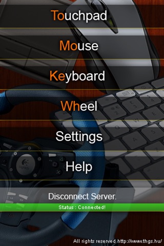 Tomokewh (WiFi Wheel Game Remote Control) screenshot 2