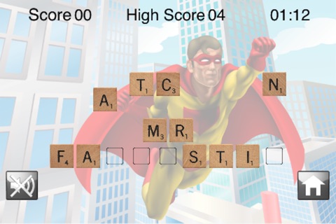 Heroes and Villians Word Mix screenshot 3