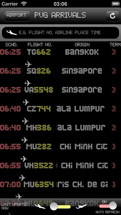 Beijing Capital International Airport - iPlane2 Flight Information