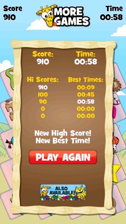 Giraffe's Matching Zoo screenshot-3
