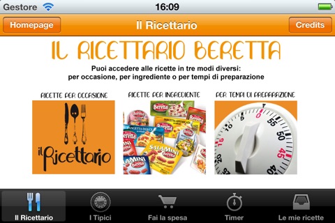 Beretta: il ricettario app...etitoso screenshot 2