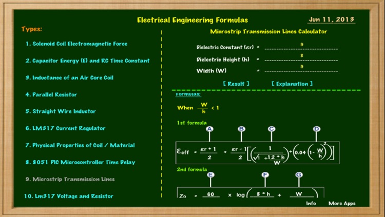 Electrical Engineering Formulas screenshot-3