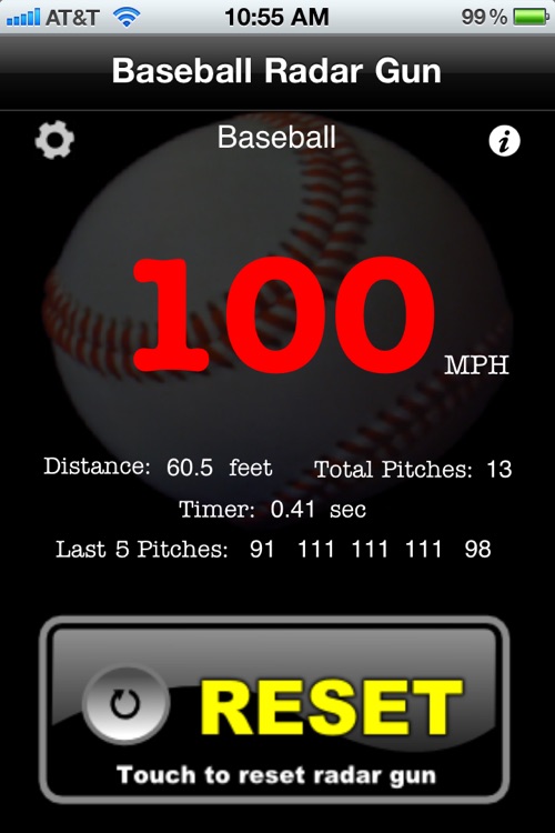 Baseball Radar Gun screenshot-3