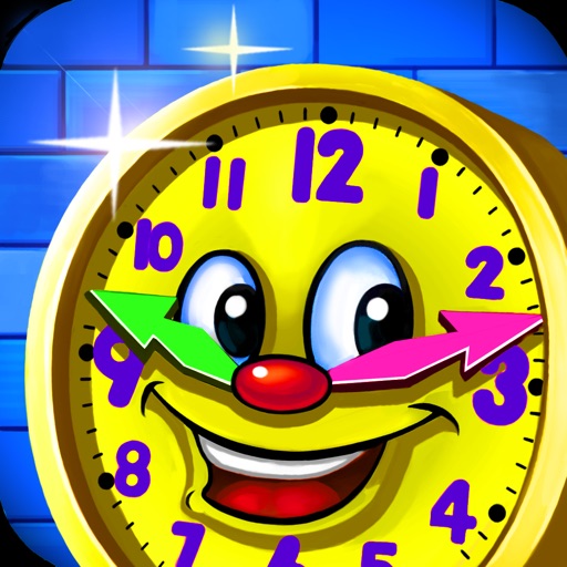 Amazing Time – Telling & Learning Time Games for Kids Icon