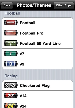 Battery App Sports Themes ( with Photo & Team Logo Import ) screenshot-4