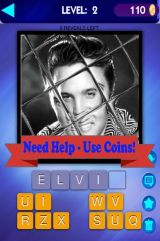 Guess The Celebrities Quiz - Cool Tiled Faces Game - Free Version screenshot 3