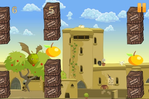 Angry Flappy Dragon Fruit Free Adventure Story screenshot 3