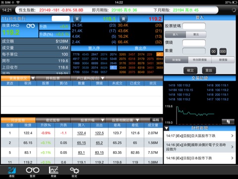 Realink iExciteHD (股票期貨報價交易) screenshot 2
