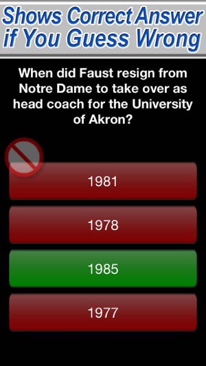 Notre Dame Football Trivia Quiz - Indiana Fighting Irish Int(圖3)-速報App