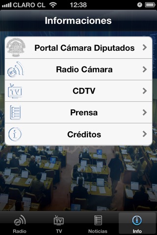 Radio Cámara de Diputados screenshot 3