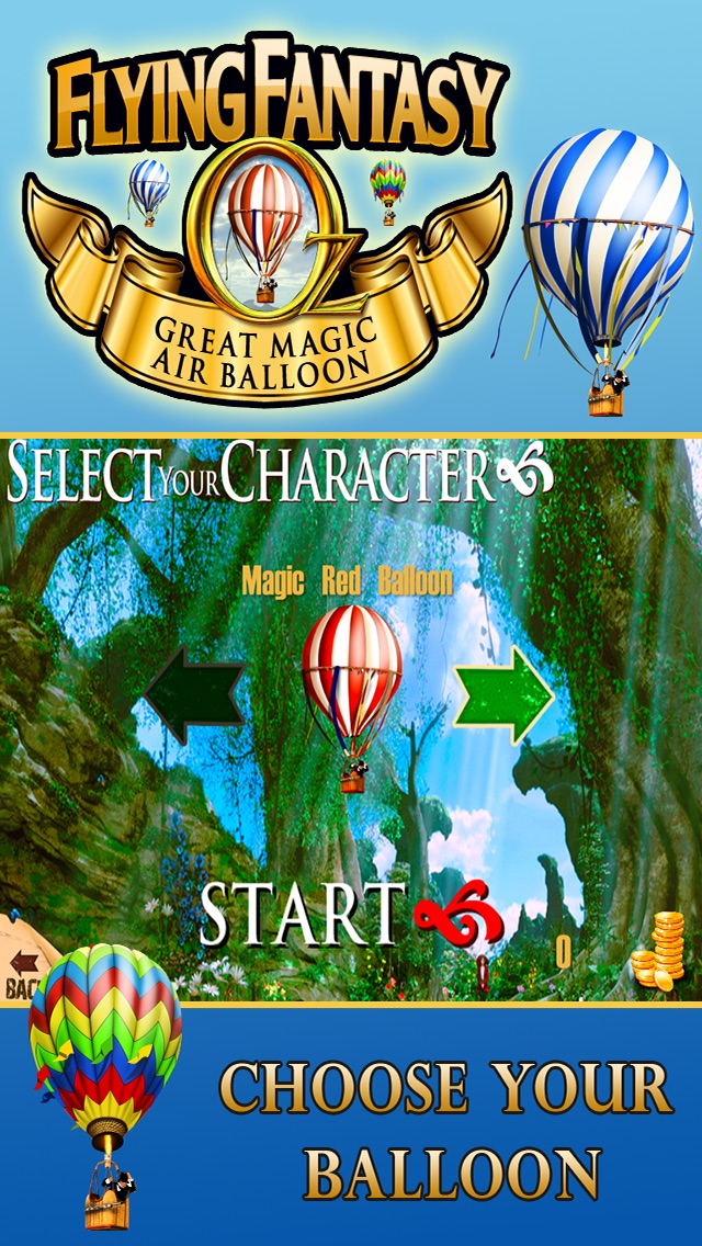 OZ FLYING FANTASY-A GREAT RACE GAME IN THE MAGICAL HOT AIR BALLOON 1.0 IOS