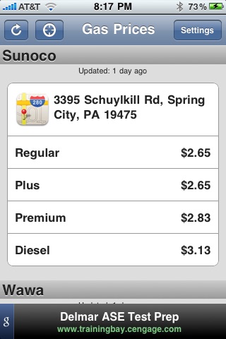 Local Gas Prices