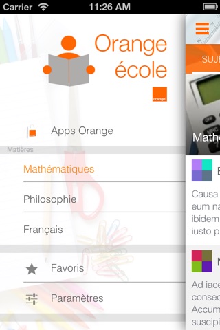 Orange École screenshot 3