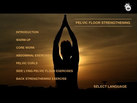 Exercises for a healthy back and pelvic floor strengthening screenshot 3