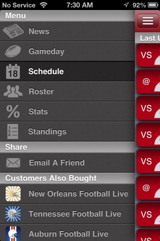 Alabama Football Live screenshot 2