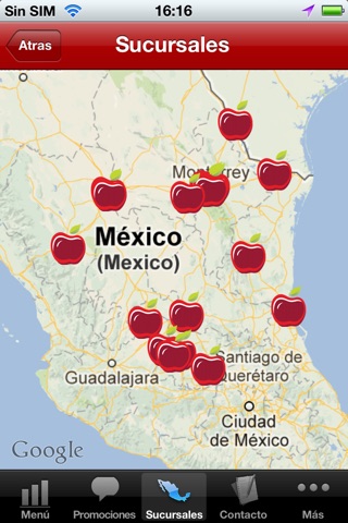 Applebee's México screenshot 2