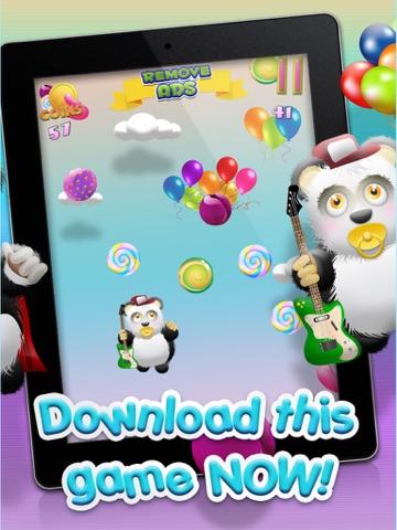 赤ん坊のパンダベアーズキャンディレイン - 版無料ゲームジャンピング楽しいキッズ！ Baby Panda Bears Candy Rain - A Fun Kids Jumping Edition FREE Game!のおすすめ画像2