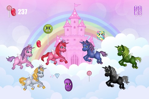 A Pretty Princess Unicorn Candy Quest Run FREE screenshot 2