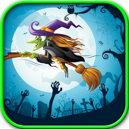 Floppy Witch – Tap tap, flying game, free game for kids, flying city, jumping game iOS App