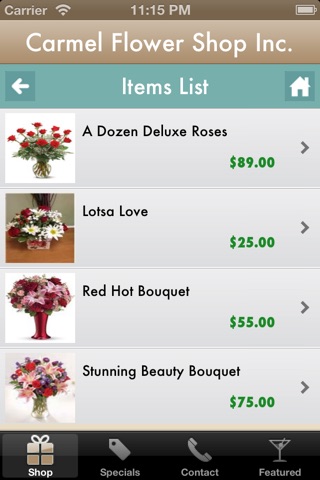 Carmel Flower Shop screenshot 2