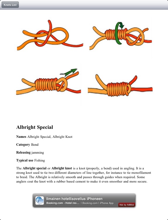 Knots Guide for iPad
