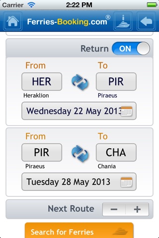 Ferries-Booking screenshot 2