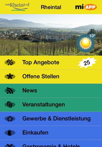 miAPP Rheintal screenshot 2