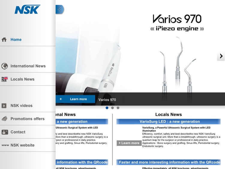 NSK dental dynamic and surgical instrument