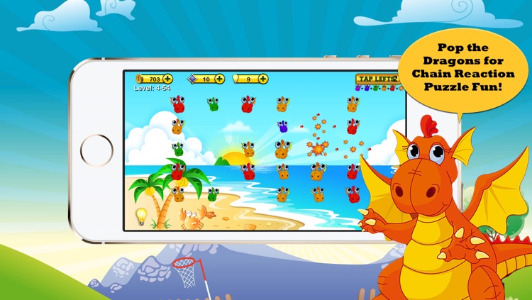 A Dragon Puzzle Addictive Chain Reaction Popper Free Games