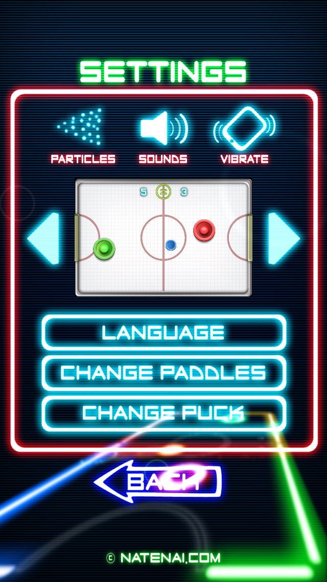 Glow Hockey 2 screenshot1