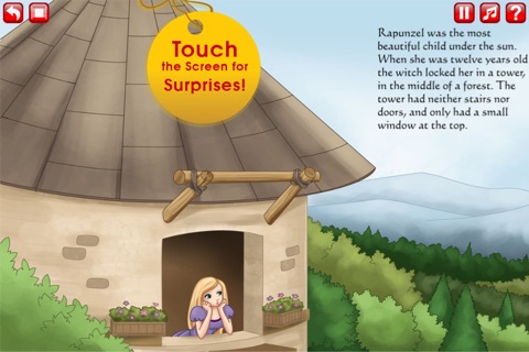 Rapunzel Storybook HD screenshot 3