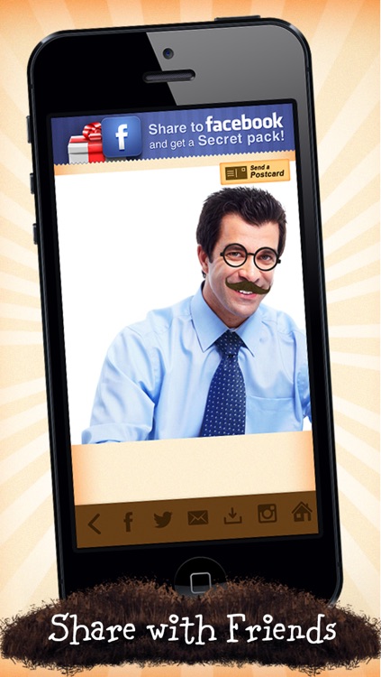 Mustache Scape – The Mustache Face Makeover App ( Mustache me + you, Funny Mustache bash maker, Put mustache, beard or glasses on man, woman, girl, boy or pet's face ) screenshot-3