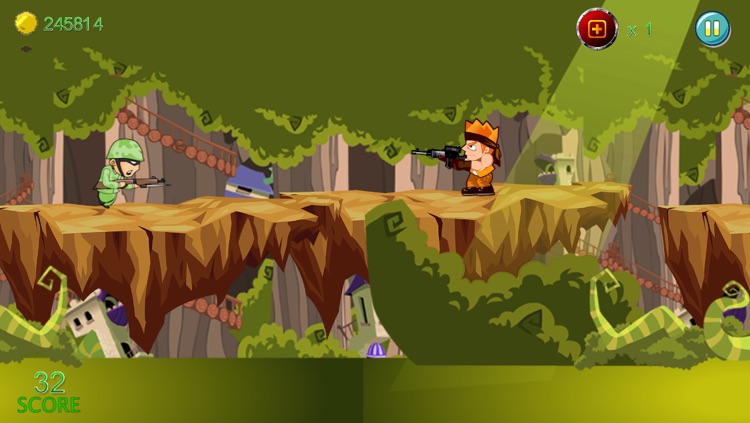 Soldier Sniper Shooter Jungle Battlefield - Run Jump & Shoot Evil Quest Free screenshot-3