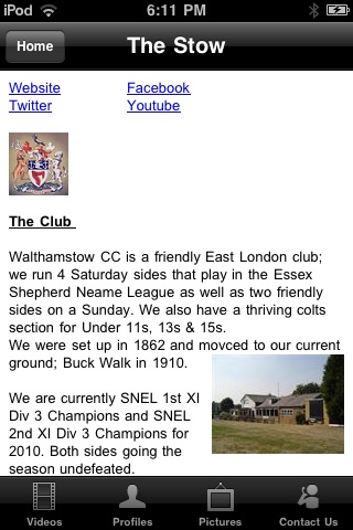 Walthamstow Cricket Club screenshot 2