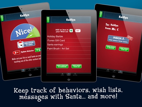 Santa Sidekick HD - Christmas Budgets, Lists, Letters, Behaviors & Countdown screenshot 2