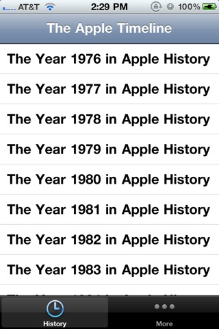 Apple History screenshot 2