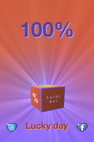 Lucky Box - Daily percentage screenshot 2