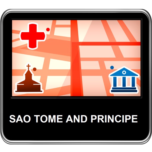 Sao Tome and Principe Vector Map - Travel Monster icon