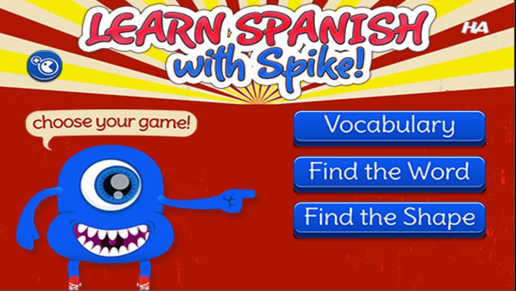 Learn Spanish with Spike. Learn Spanish Vocabulary with Funny Games