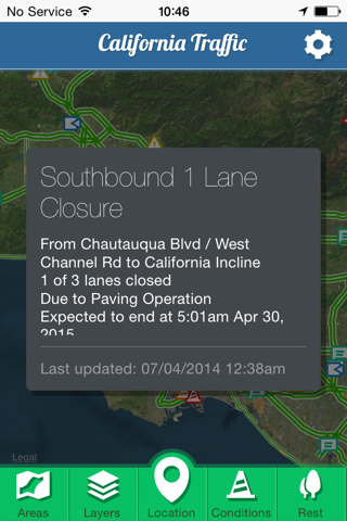 California Traffic - monitoring California roads and highways screenshot 4