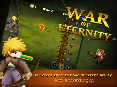 War Of Eternity - A Fort Defense Game HD screenshot 3