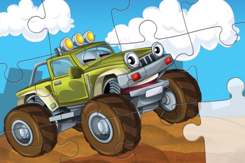 Cars and Friends - Puzzle Game for Boys screenshot 3