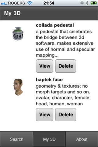 3D Repository screenshot 3