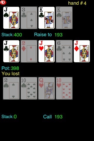 Headsup Omaha Poker Free screenshot 4